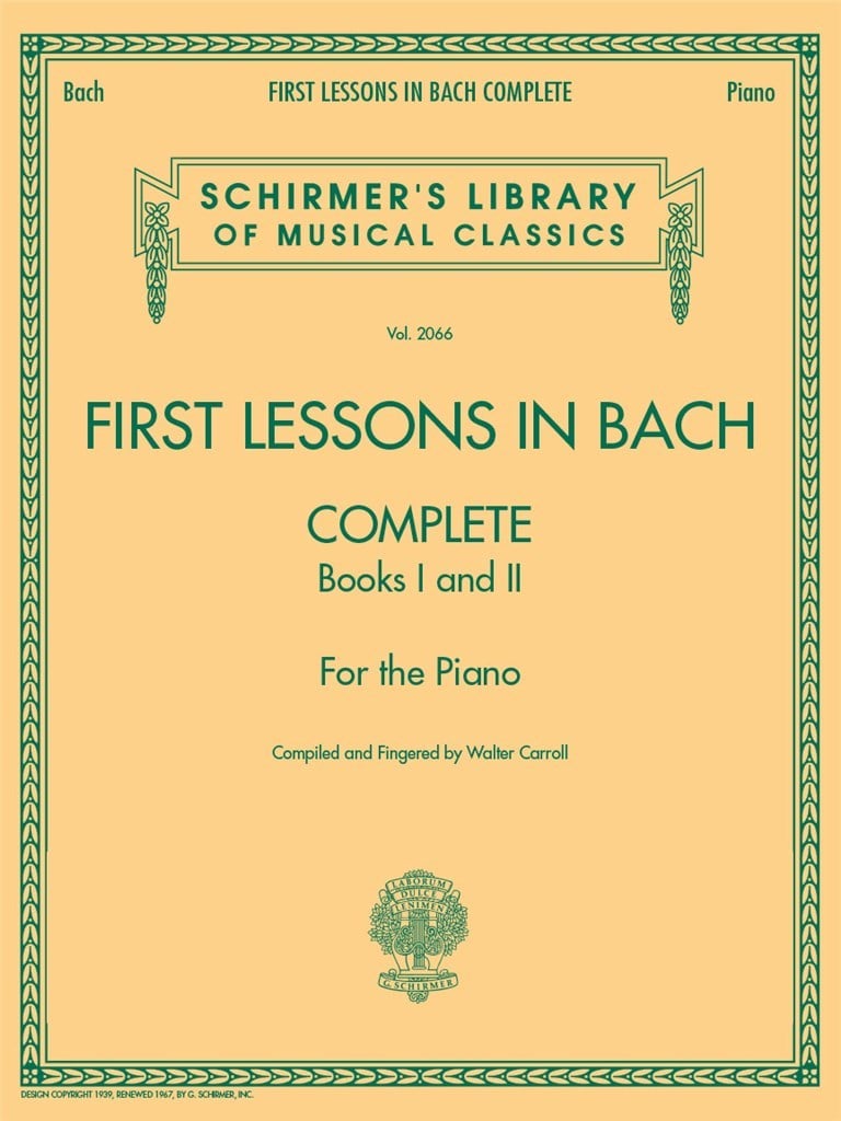 First Lessons In Bach 1 & 2 Complete